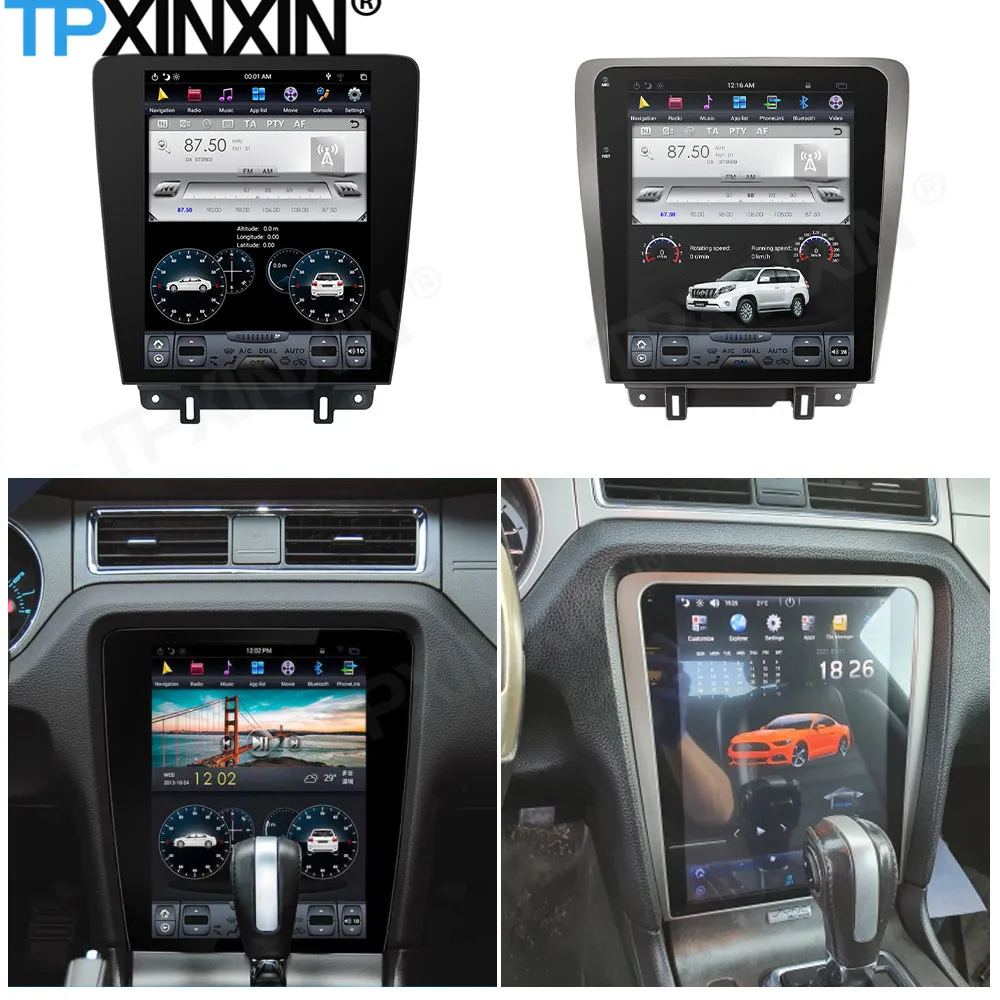 

Carplay Tesla 128G радио 2 Din стерео приемник Android для Ford Mustang 2010 2011 2012 2013 2014 GPS плеер автомобильное аудио головное устройство