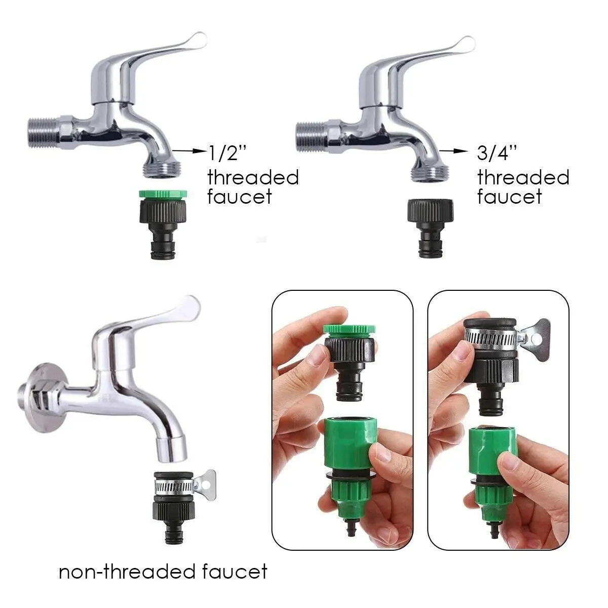 

Garden Irrigation System With Timer 30m/50m Plant Watering Drip Irrigation Kits Automatic Watering Systems For Greenhouses