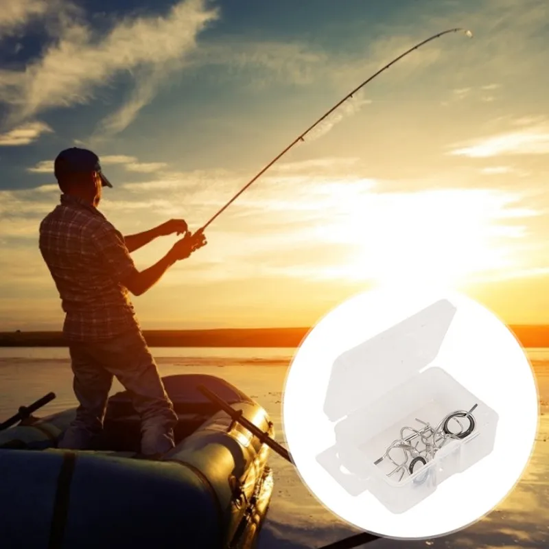 1 комплект Удочка направляющая глаз Нержавеющая сталь летучей рыбы смешанные