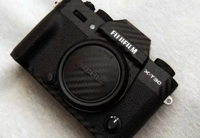 Антицарапина корпус камеры из углеродного волокна пленка комплект для Fujifilm X-T3 XT3 X-T30 XT30 наклейка для украшение в виде камеры защита