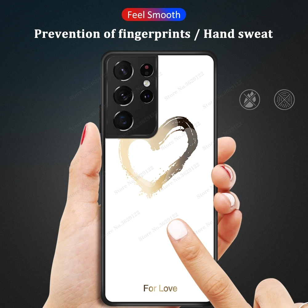 

Shockproof Phone Case For Samsung Galaxy S21 Ultra Full Cover Glass Case For Samsung S21 Plus Back Coque For Galaxy S21 Coque