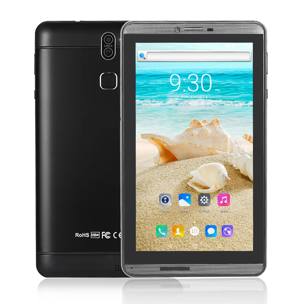 Планшет с 7-дюймовым дисплеем четырёхъядерным процессором MTK6582 ОЗУ 1 ГБ ПЗУ 8 Android 4