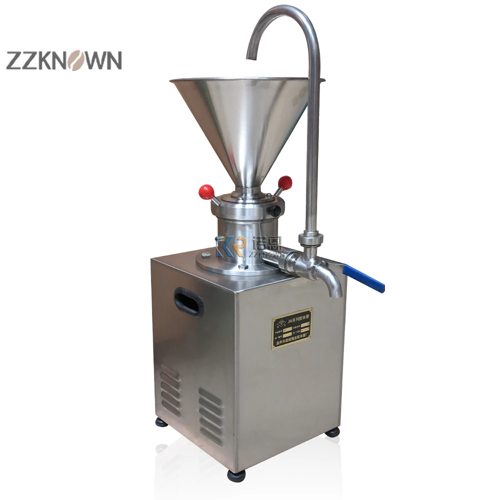 

1500W Peanut Butter Colloid Mill Chocolate Beans Commercial Tahini Sesame Jam Paste Tomato Sauce Grinding Making Machine JMC60