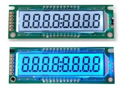COB 8 знака после запятой сегмент ЖК дисплей Панель модуль HT1621B Водительская