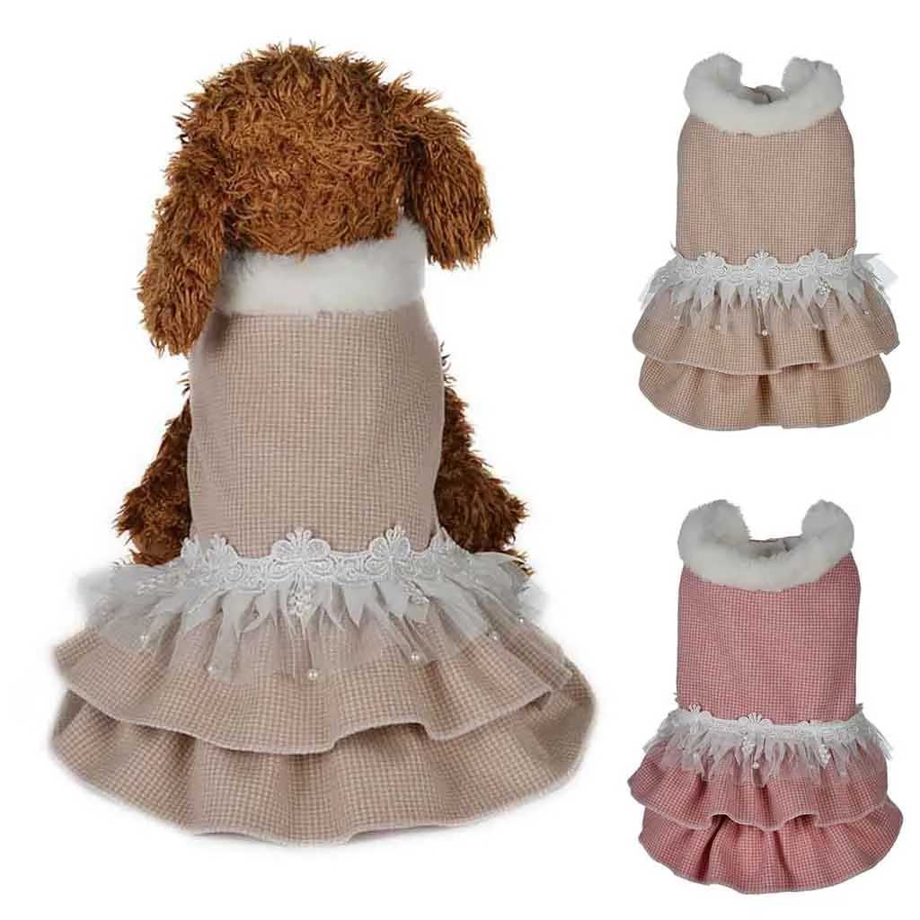 Зимняя Теплая Одежда для собак щенков кошек бархатный свитер костюм куртка