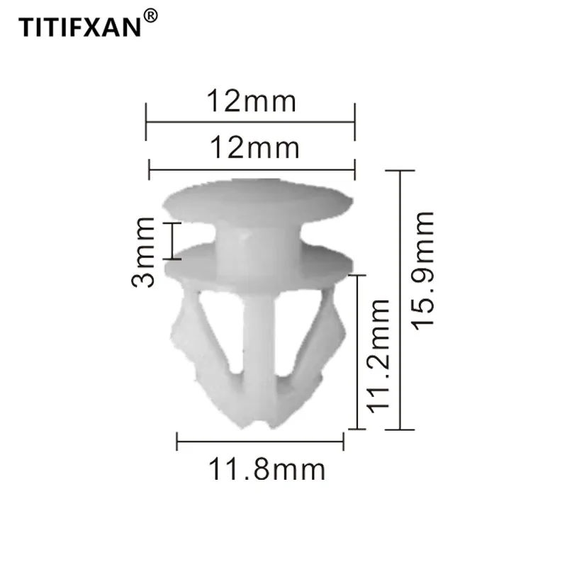10 штук пластиковых крепежных клипс для нижней балки автомобиля, антистолкновения колесного арки, багажника для CC Passat Beetle Touareg Tiguan.