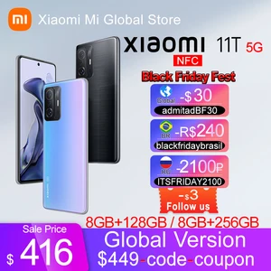 global version xiaomi 11t smartphone 128gb256gb rom dimensity 1200 ultra octa core 67w charge 108mp camera mobile phone mi 11 t free global shipping