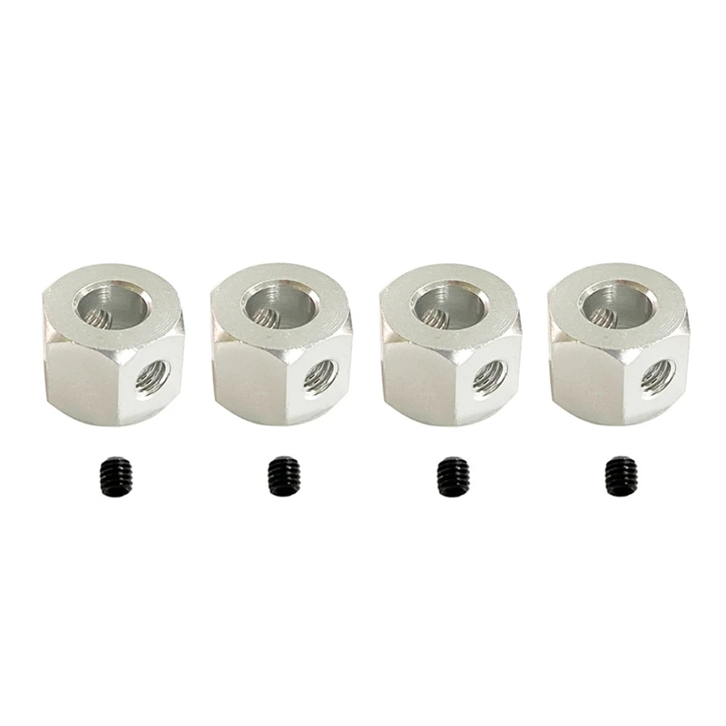 

4PCS 5mm to 12mm Metal Combiner Wheel Hub Hex Adapter for WPL D12 C14 C24 B14 B16 MN D90 D91 RC Car Upgrade Parts