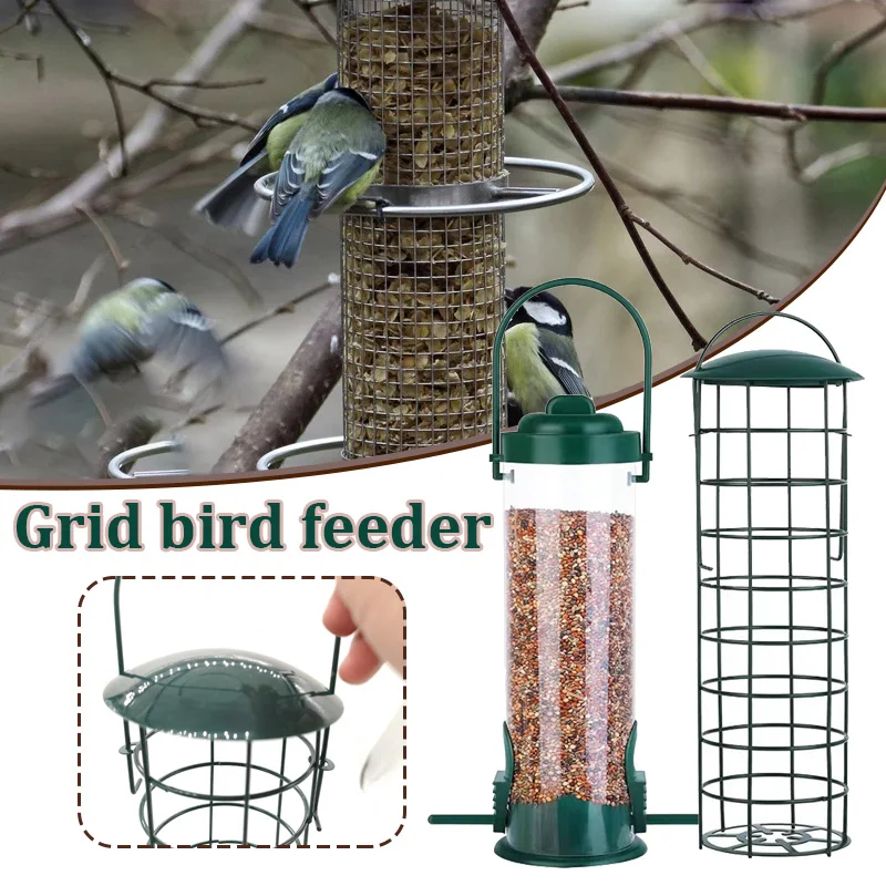 

Garden Accessories Birds Feeder Outside Hanging Metal Waterproof Bird Feeder For Outdoors Garden Yard Decoration Jardin