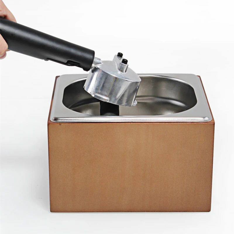 Кофейная детонационная коробка из нержавеющей стали деревянный контейнер для