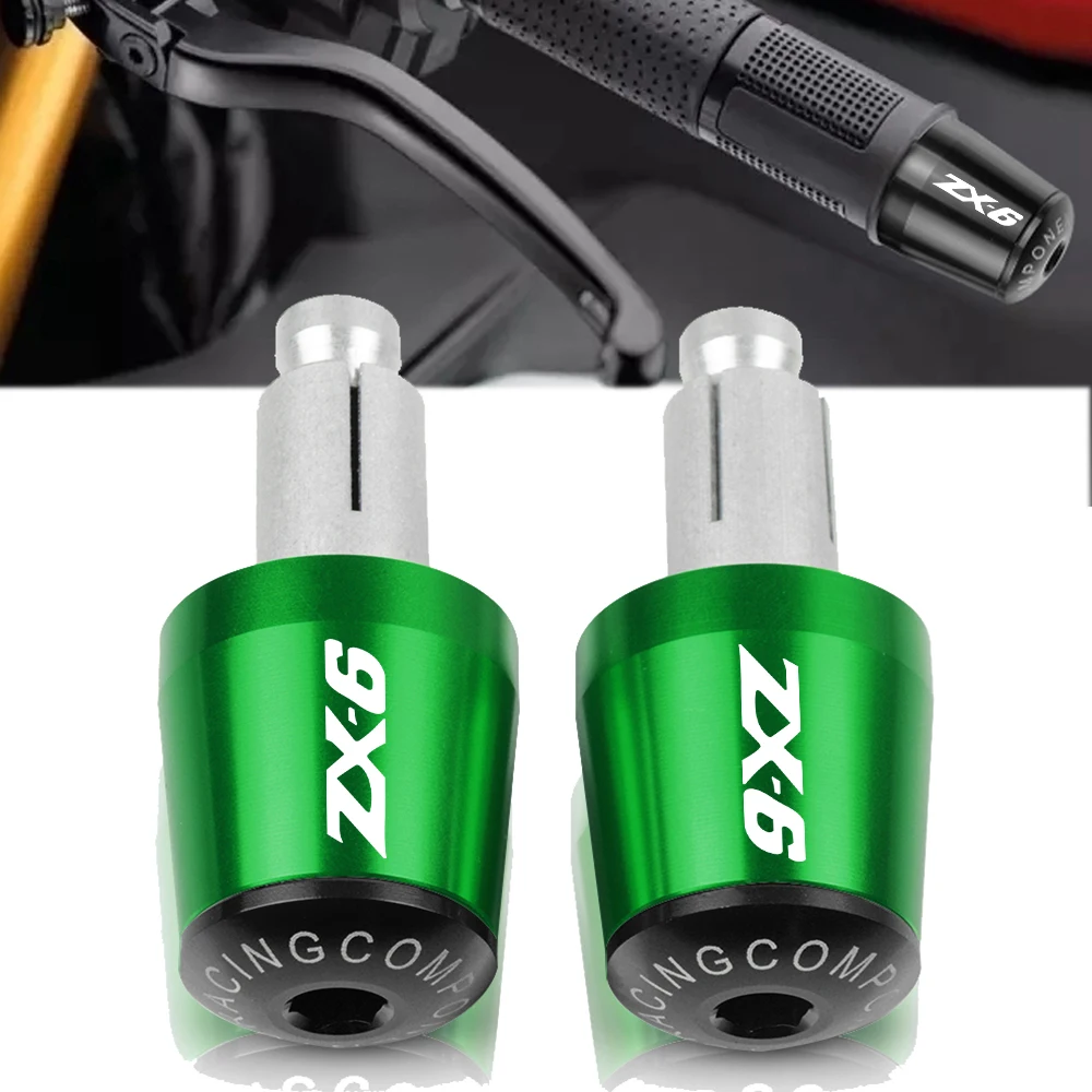 Для Kawasaki Ninja ZX 6R ZX600 1998 2011 ZX6R 6 600 1999 7/8 &quotаксессуары для мотоциклов руль бар концы