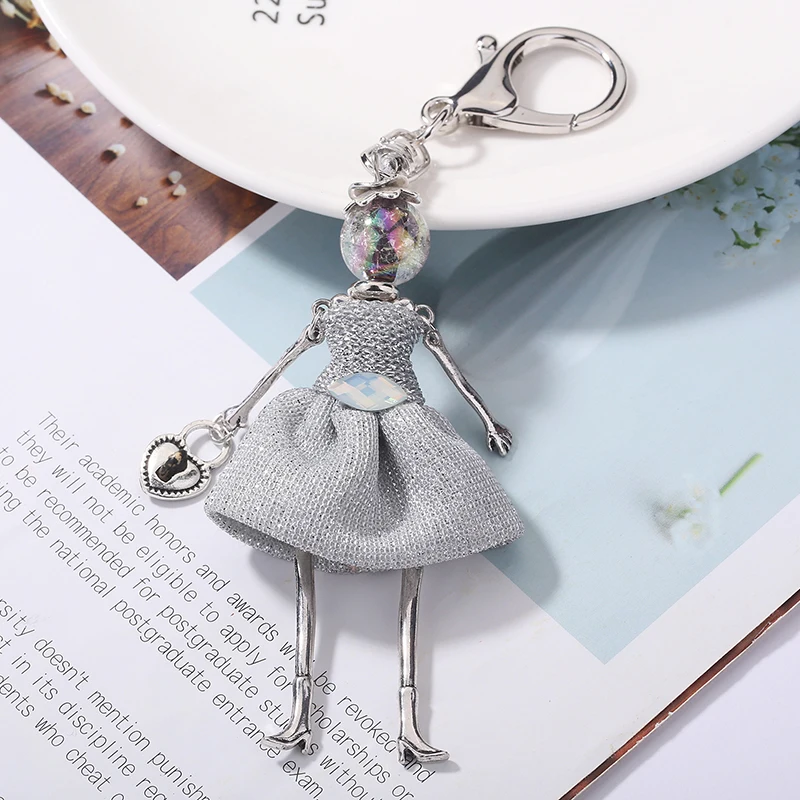 YLWHJJ бренд 2017 новая сумка кукла брелок для женщин милые девушки металлическая