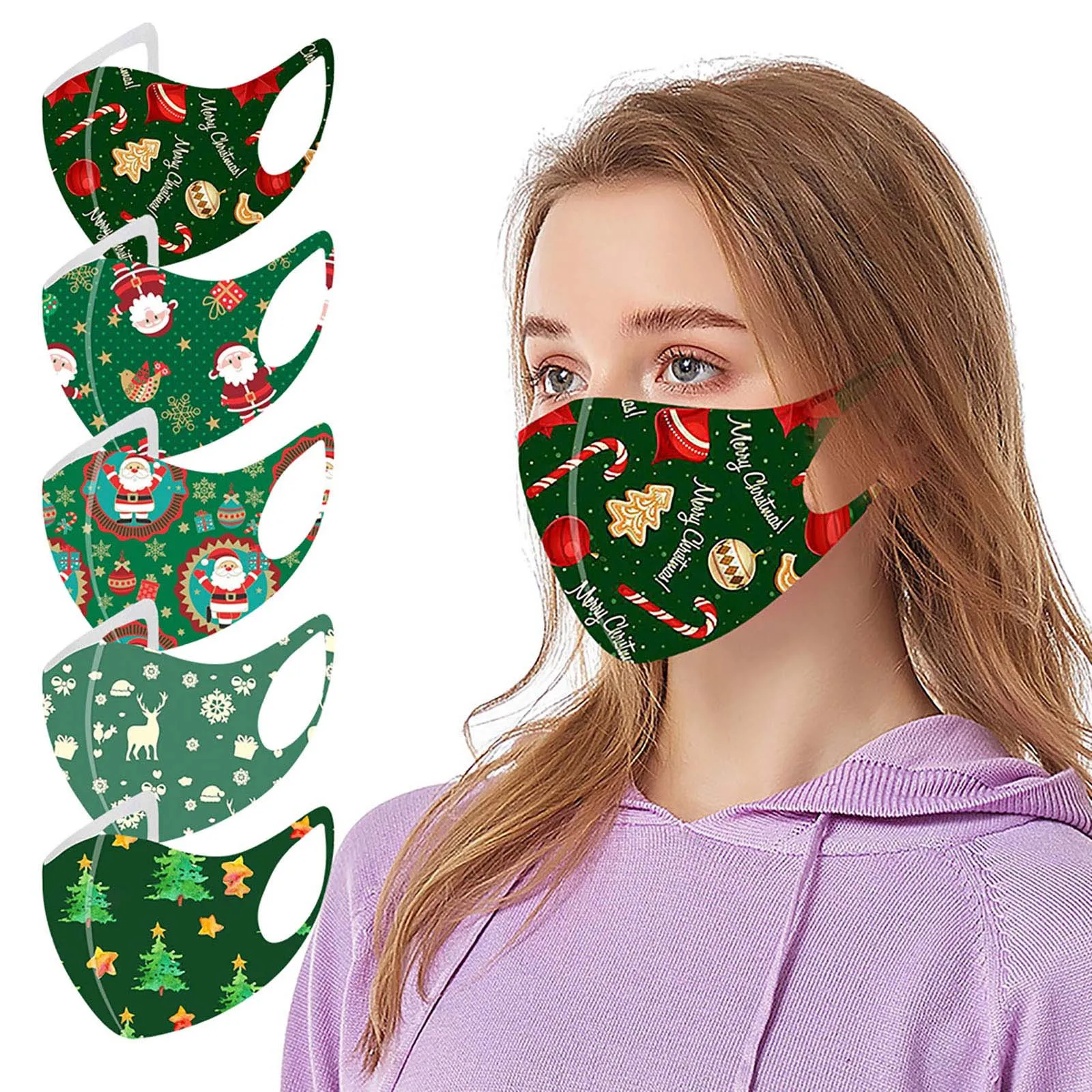 

Многоразовая маска для лица, маска для лица, многоразовые моющиеся маски для защиты рта, моющиеся защитные маски для косплея на Хэллоуин