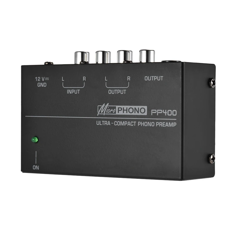 

Ultra-Compact Phono Preamp Preamplifier With Rca 1/4 Inch Trs Interfaces Preamplificador Phono Preamp(Us Plug)