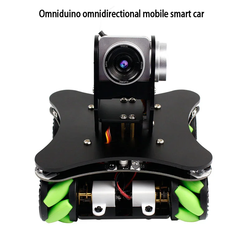 Omniduino Omnidirectional Mobile Smart Car Wifi Video Programming Robot Kit Is Compatible With Arduino