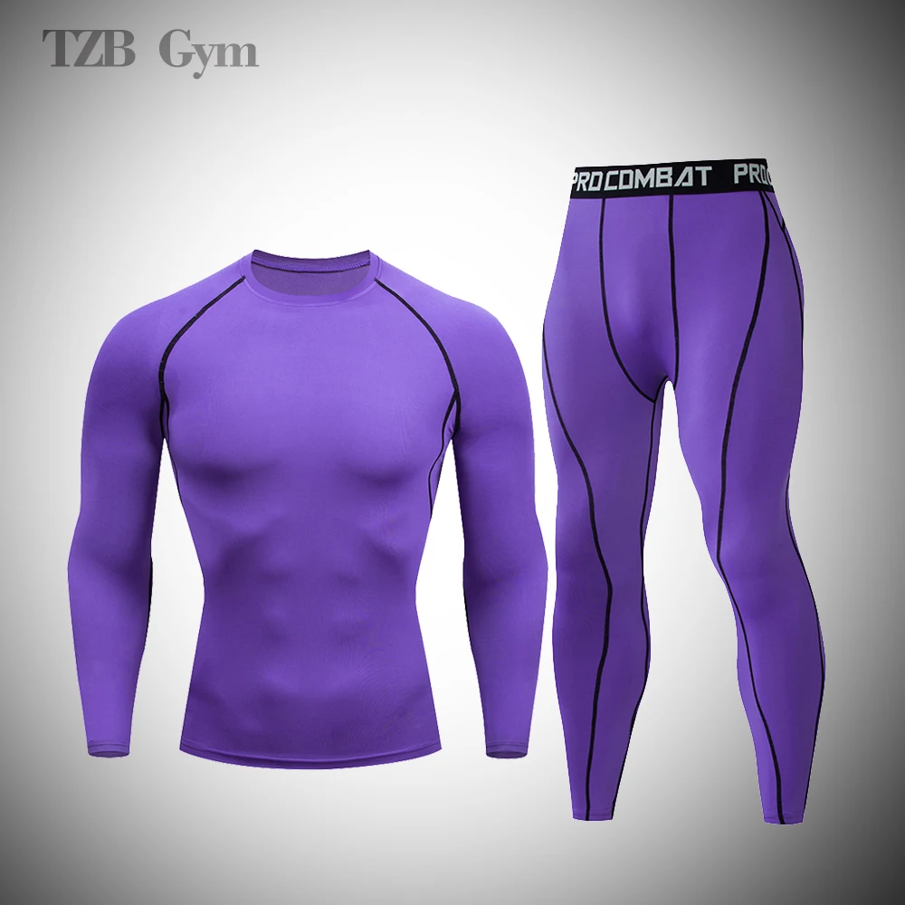 Компрессионный эластичный спортивный костюм MMA Rashguard для мужчин фитнеса улицы