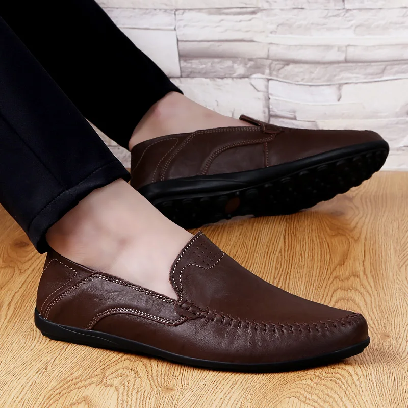 

Zapatos De Hombre Casual Men Casual Mens Shoes Hot Sale Man Fashion 2020 New Breathable Leather Zapatos Casuales Male Shoe For