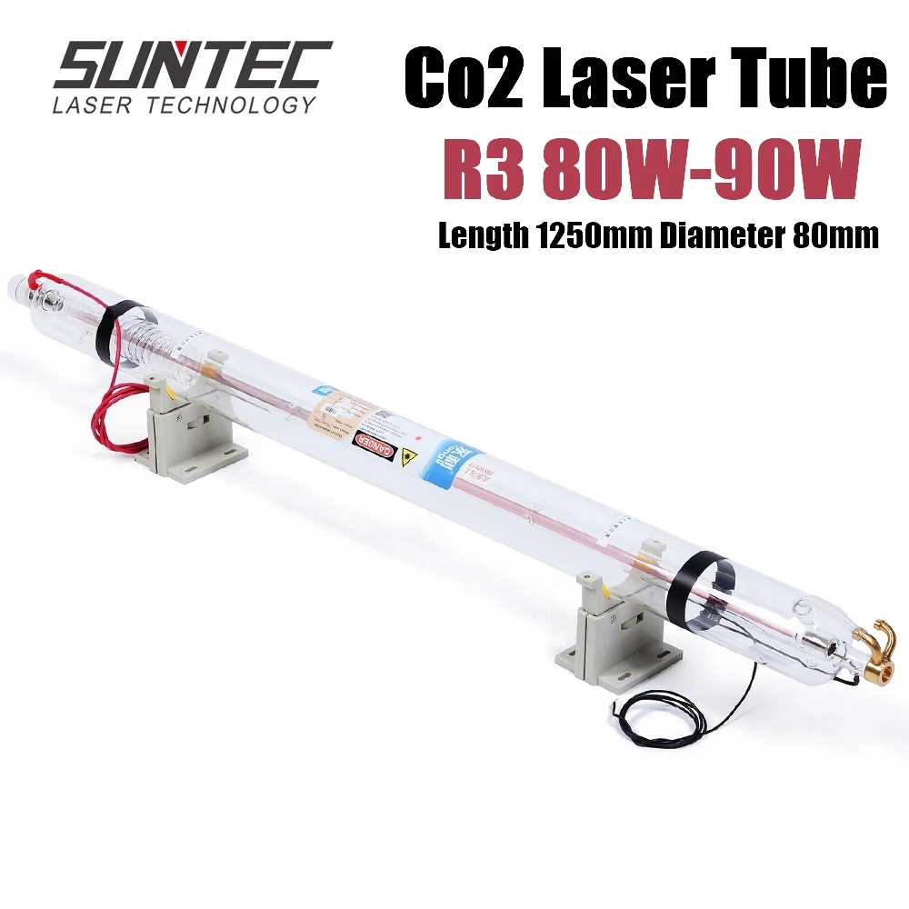 SUNTEC YL R3 80 Вт CO2 длина лазерной трубки 1250 мм диаметр. для гравировки резки с