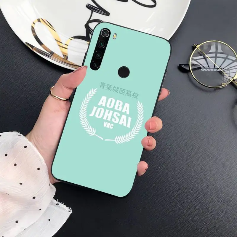 

design fashion Karasuno Nekoma Phone Case For Xiaomi Redmi 7 8 9t a3Pro 9se k20 mi8 max3 lite 9 note 9s 10 pro