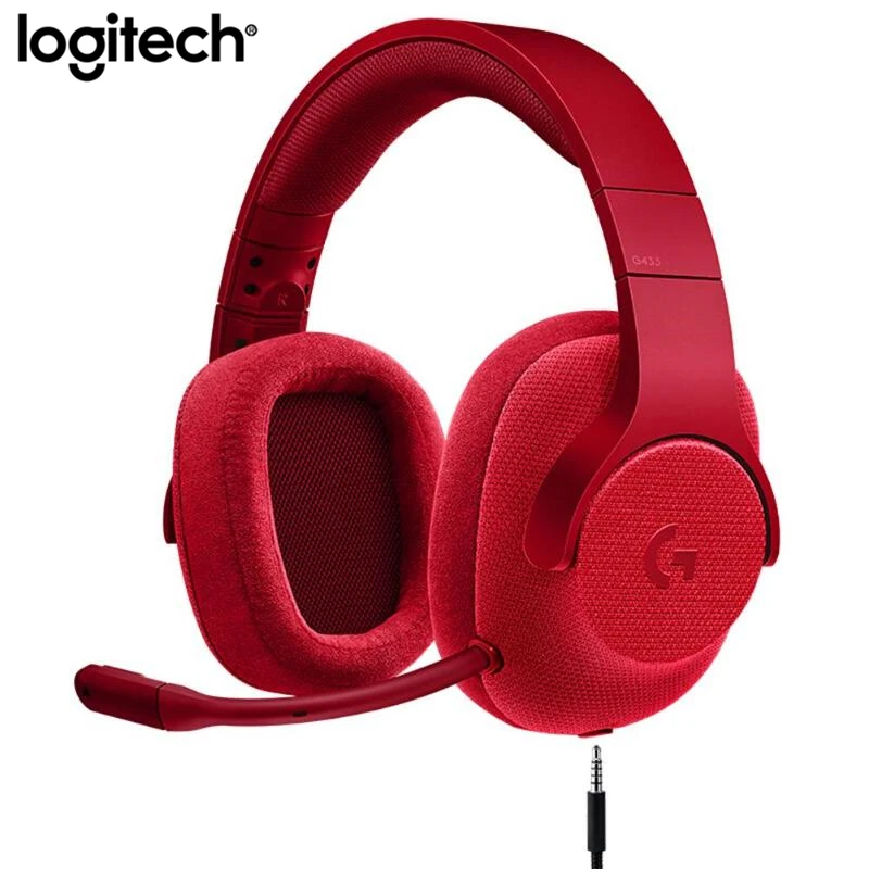 Игровые наушники Logitech G433 с объемным звуком 7 1 профессиональная игровая Проводная
