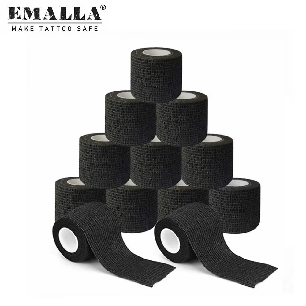 

6/12/24/48PCS Tattoo Grip Cover Disposable Tattoo Bandage Self Adhesive Handle Grip Tattoo Grip Bandage Tattoo Accessories