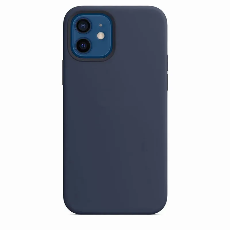 

1Pcs/OEM Magnetic Silicone Case Cover For iPhone 12 Pro Max 12Mini Full Soft Cover Magnetism Case Mag Hull