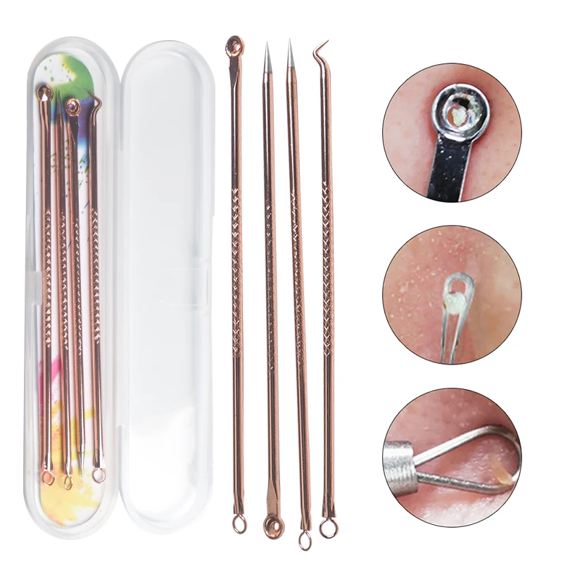 4 шт. новый инструмент для удаления черных точек из розового золота иглы пятен