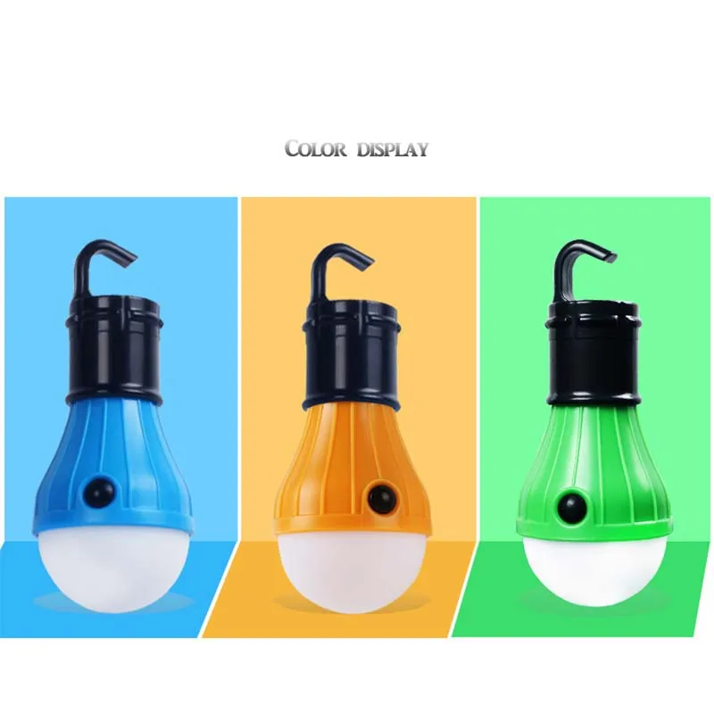 Переносная наружная подвеска 3 светодиодных лампы светильник для палатки