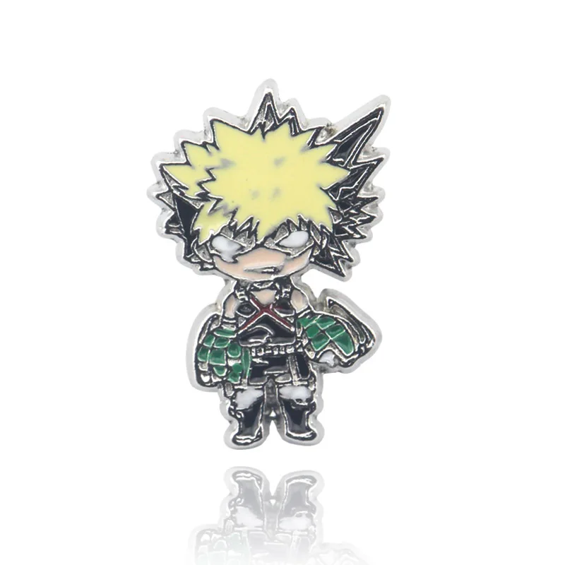 Brooch Горячая аниме мой герой Academy брелок Boku No Hero Academy брелки для мужчин и женщин автомобильные подарки, держатель для ключей Брелоки - Цвет: Brooch