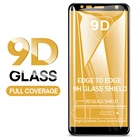 9D полное покрытие закаленное стекло для Samsung Galaxy J4 Plus J6 J8 A6 A8 A7 2018 защита для экрана A5 A3 A7 2017 Защитная стеклянная пленка