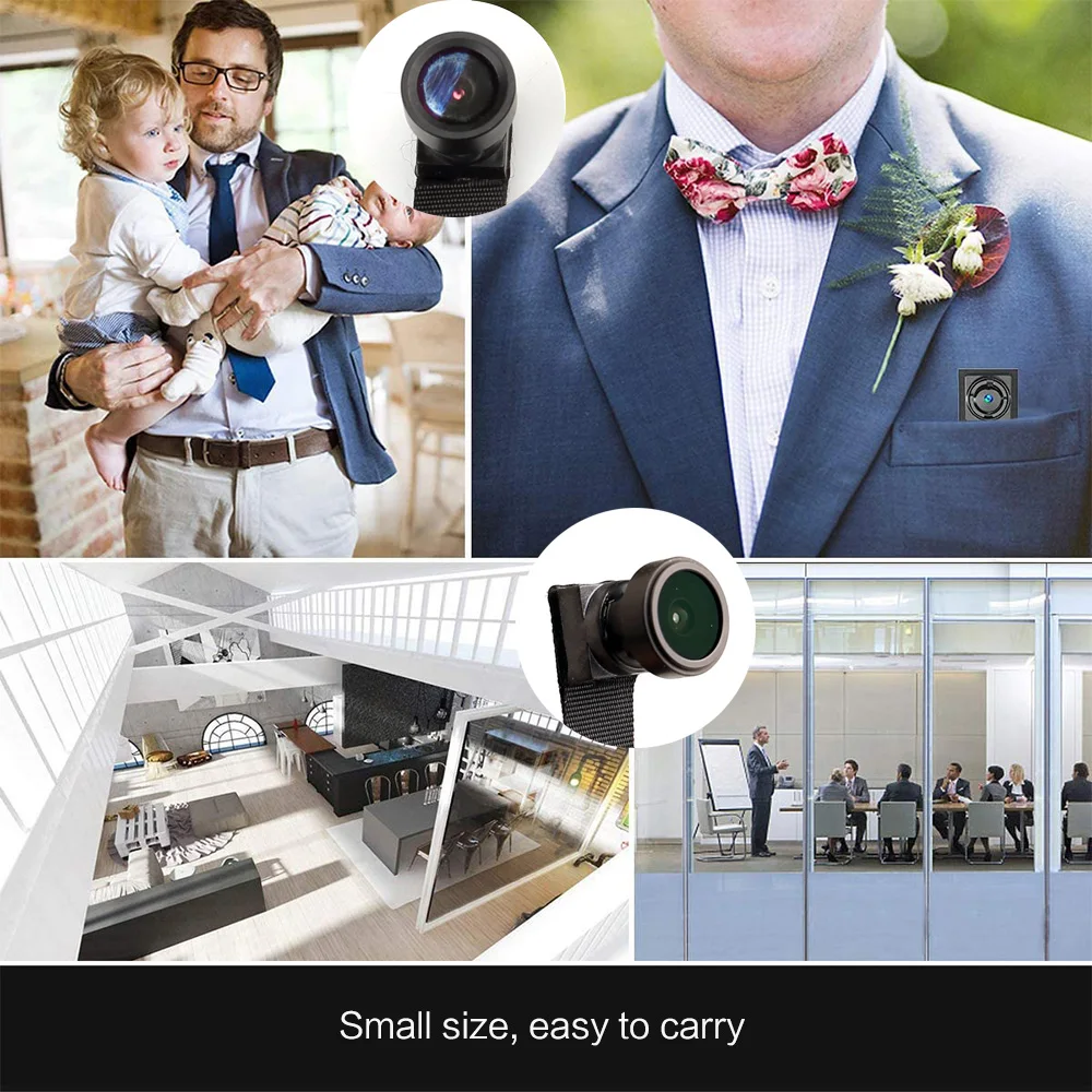 Full HD 1080P Wide Angle Mini Lens Webcam WIFI IP P2P Network Cam DIY Wireless Module Motion Activated Surveillance CCTV Camera |