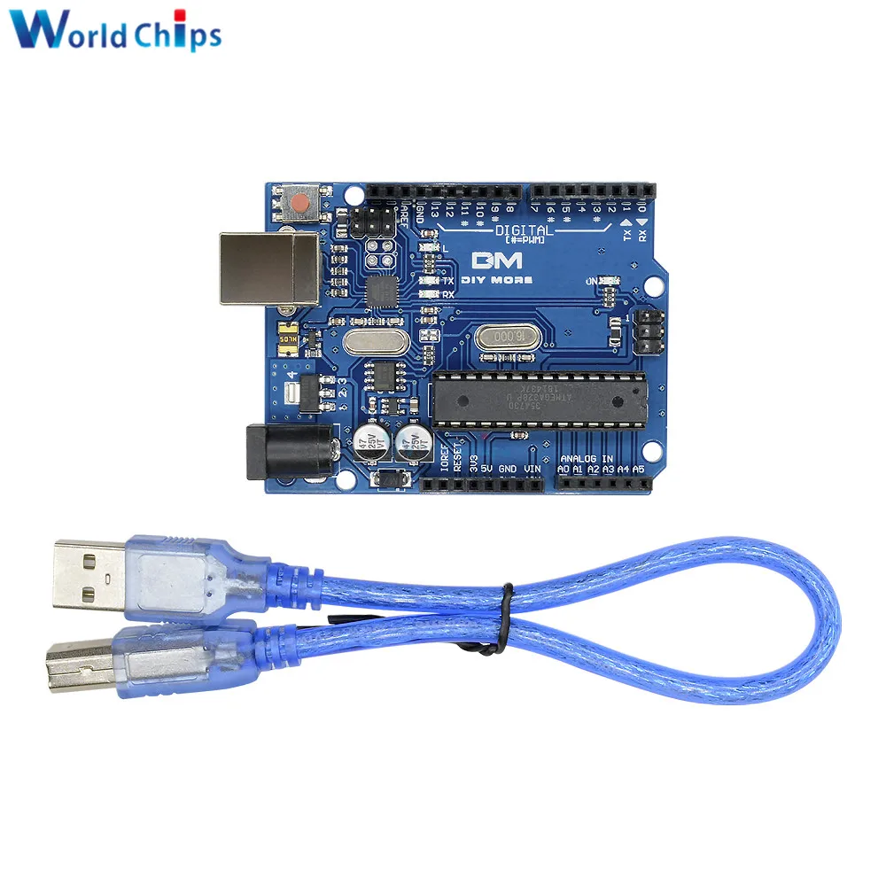 R3 ATmega328P макетная плата CH340G CH340 ATMEGA16U2 зуммер микроконтроллер 3 В 5 в постоянного