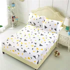 501 шт., разноцветные простыни с геометрическим рисунком (без наволочки)