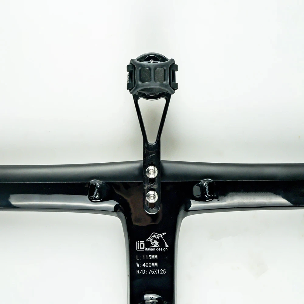 

Carbon Fiber Bike Computer Mount Holder,Integrated handlebar Computer Out Front Mount Holder for iGPSPORT Garmin Bryton GoPro