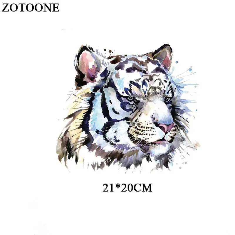 Медь ZOTOONE, милые животные, железные передачи, одежда, волк, панда, собака, патч, наклейка, сделай сам, дети, термо, передача тепла, футболка с принтом G - Цвет: Медь