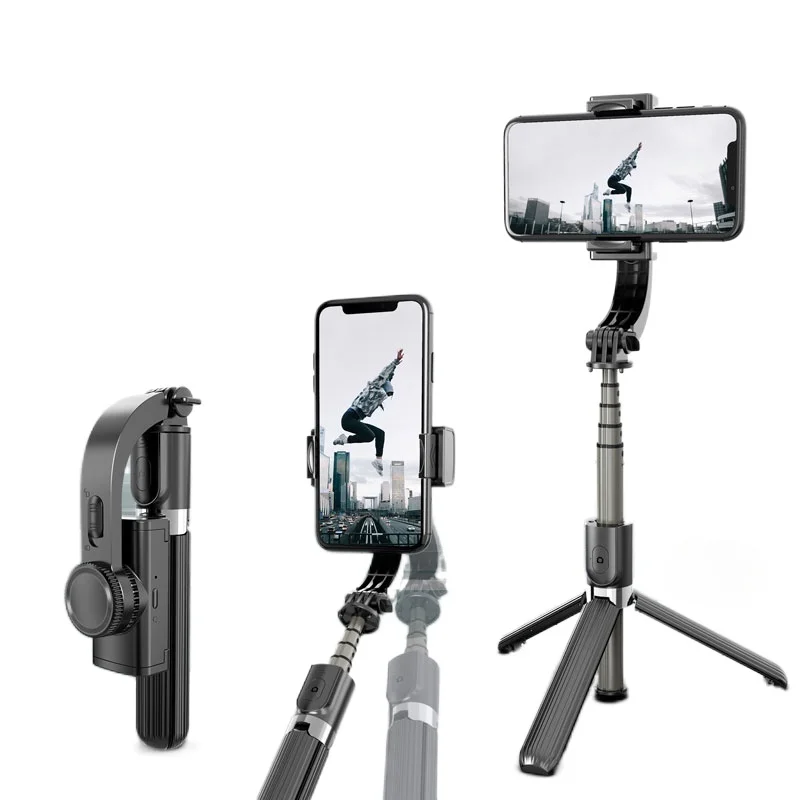 

zq Mobile Phone Stabilizer Anti-Shake Handheld Bracket Selfie Stick Balance Tripod Angle Frame Camera Bluetooth Remote Control