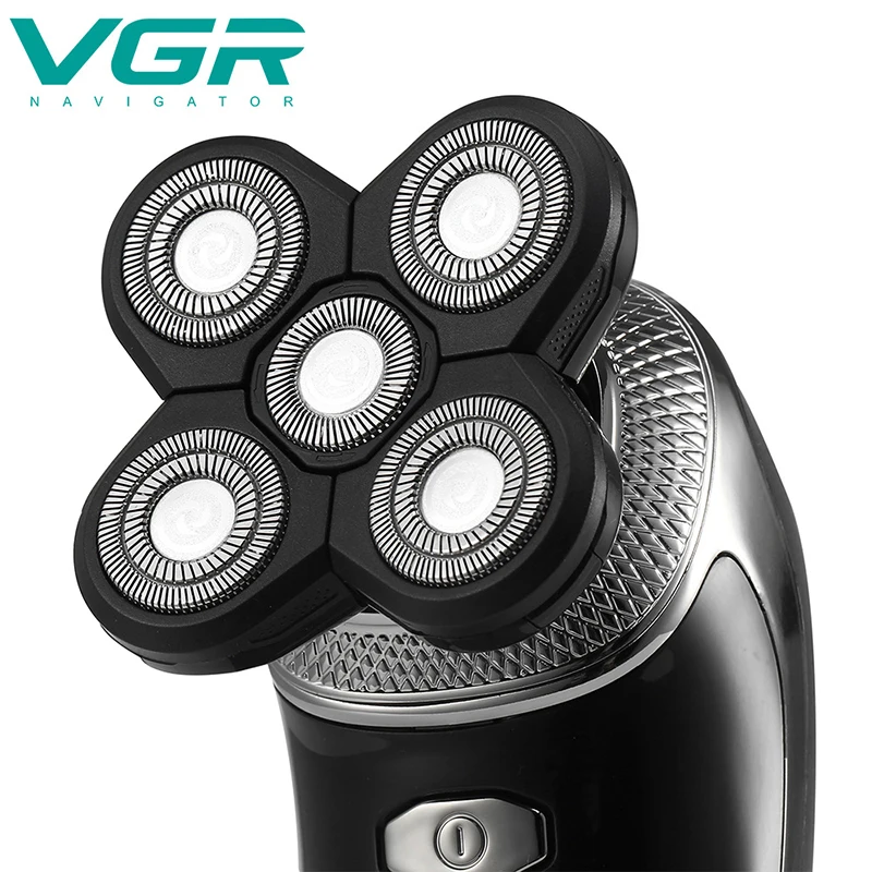 

Electric Shaver Multifunctional razor USB rechargeable five-blade razor body-washed LCD display bald shaving head hair clipper