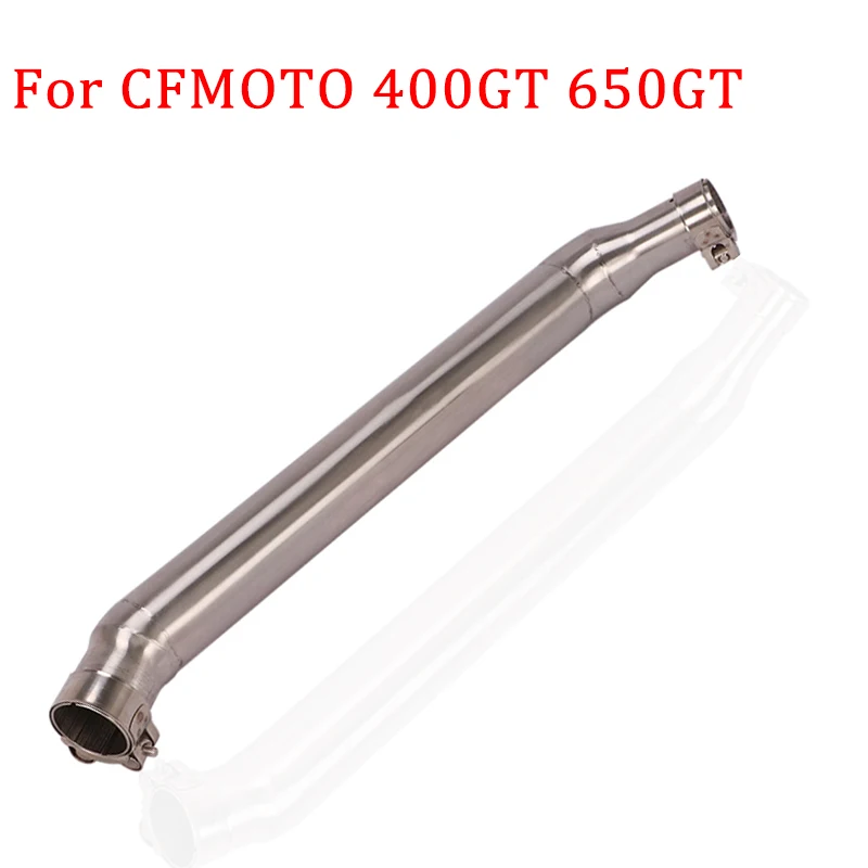 

Slip On For CF 400GT 650GT Eliminator Enhanced Moto Escape System Motorcycle Exhaust Middle Link Pipe Stainless Steel Modified