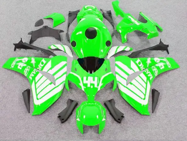 

Injection Mold New ABS Whole Fairings kit Fit For Honda CBR1000RR 2008 2009 2010 2011 08 09 10 11 Bodywork set Green White