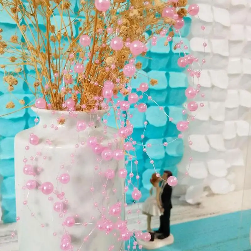 5 м Перламутровые Бусины леска для рыбалки искусственный жемчуг вечерние сделай