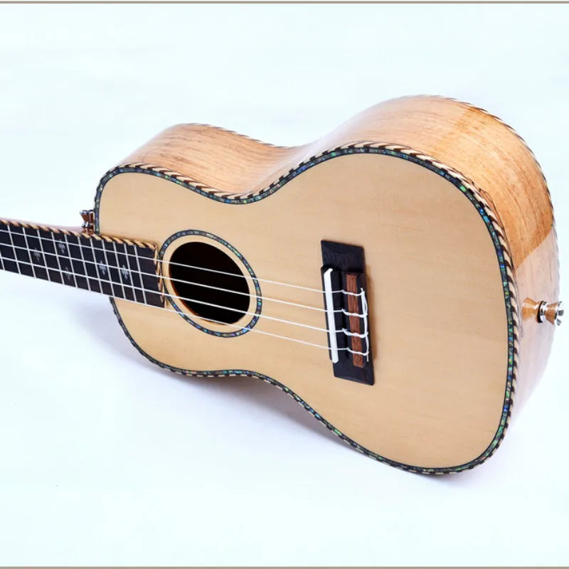 Гавайские гитары 24 26 дюймов Твердая ель Deadwood Mini Electri Tenor акустические 4 струны Ukelele