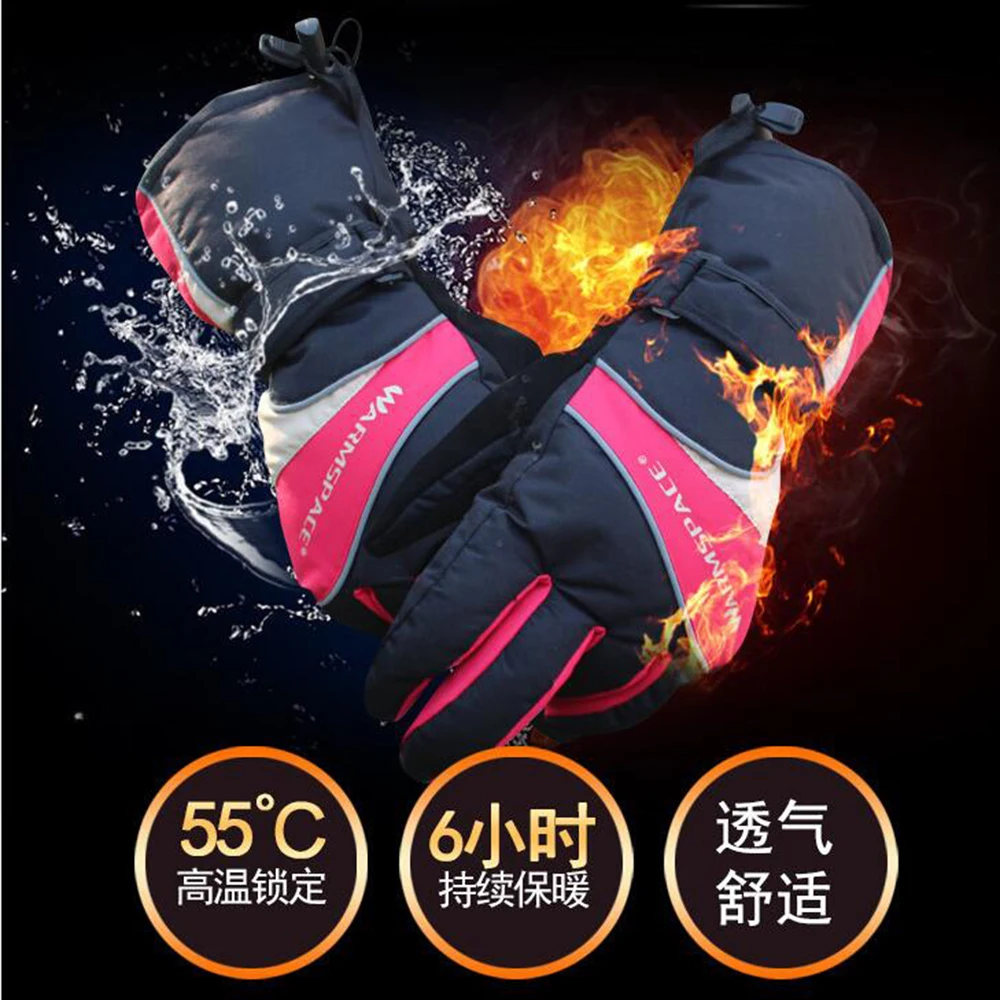 WARMSPACE 55 Degrees Motorcycle Gloves Heated Battery Powered Riding Moto Temperature Control Rechargeable Gant | Автомобили и