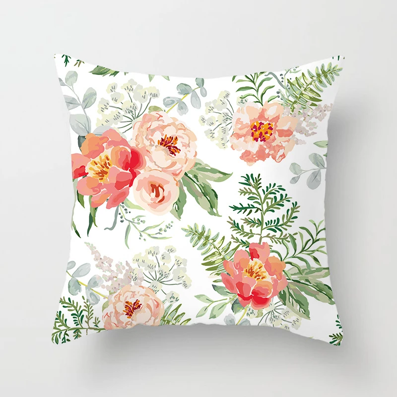 

Flower Butterfly Pattern Decorative Cushions Pillowcase Polyester Cushion Cover Throw Pillow Sofa Decoration Pillowcover 40844