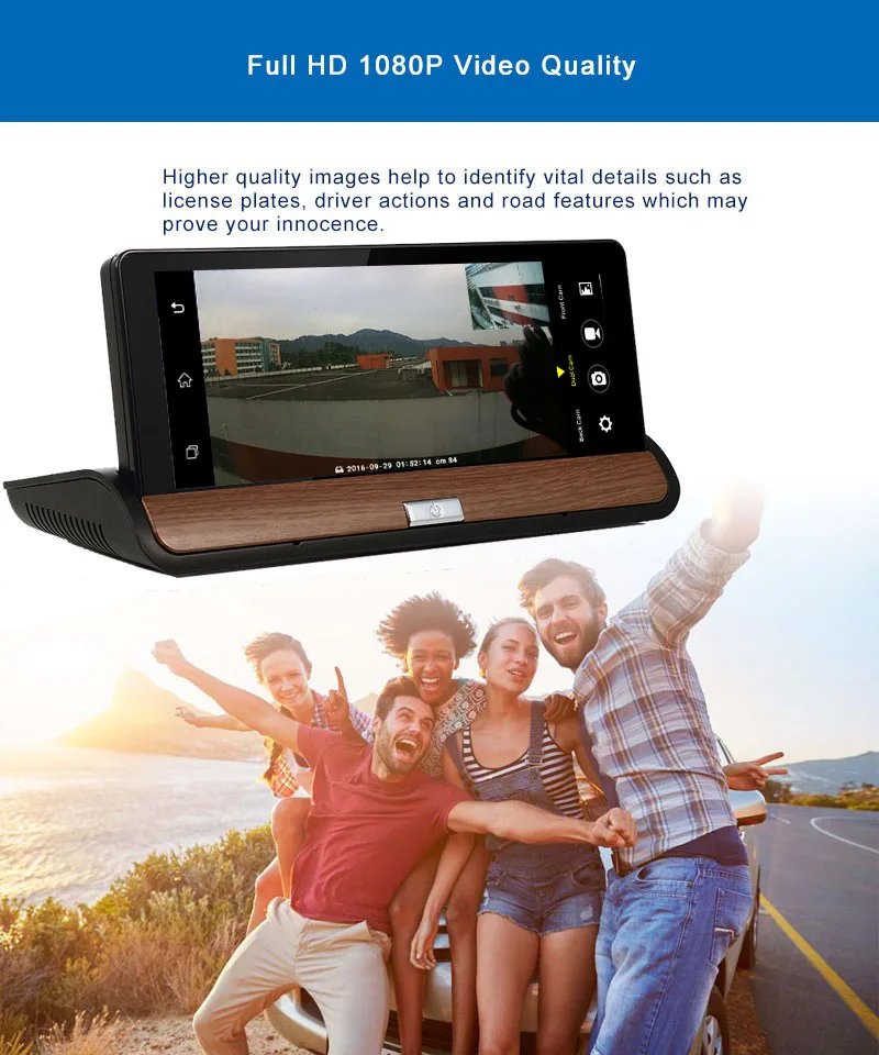 Maiyue star full HD 1080p7 дюймов dash камера android 5,0 Глобальная система позиционирования навигационный объектив рекордер автомобильная камера