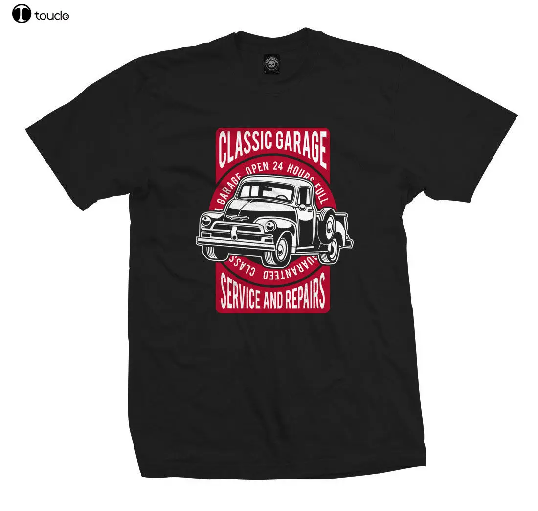 

2019 Newest Fashion Pick Up Truck T-Shirt - Muscle Car Classic American Car Hot Rod O-Neck Hipster Tshirts