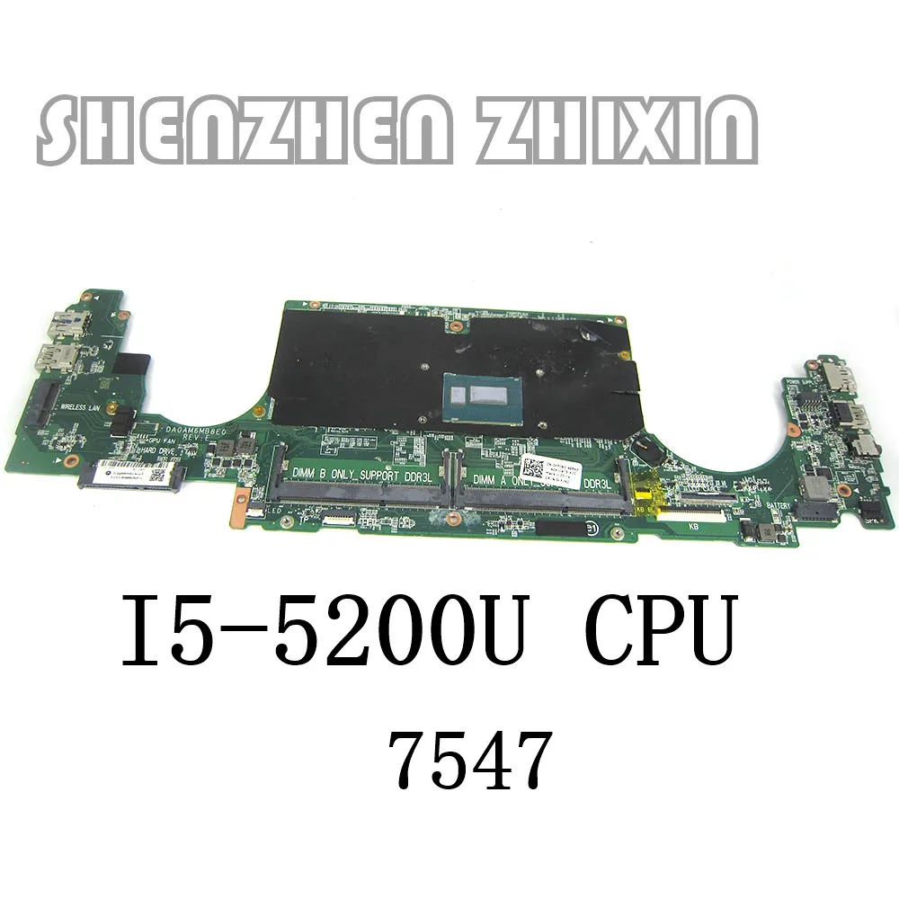 Материнская плата для ноутбука Dell Inspiron 7547 I5-5200U центральный процессор CN-02FT3V 02FT3V