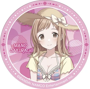 THE IDOLM@ STER аниме Idolmaster Блестящий цветной игровой значок Mano Mamimi Kiriko Yukoku Yuika Hiori Kogane металлический значок брошь на булавке - Окраска металла: 01 Mano Sakuragi