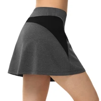 women sports skirt culottes yoga fitness tennis skirt running breathable ladies high waist skirt