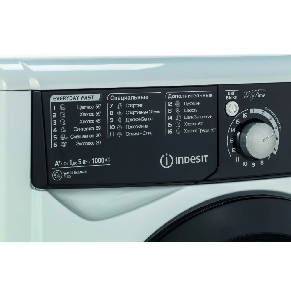 Washing machine machines automatic narrow mini compact for home clean clothes fresh linen Indesit EWSD 51031 BK CIS | Бытовая техника