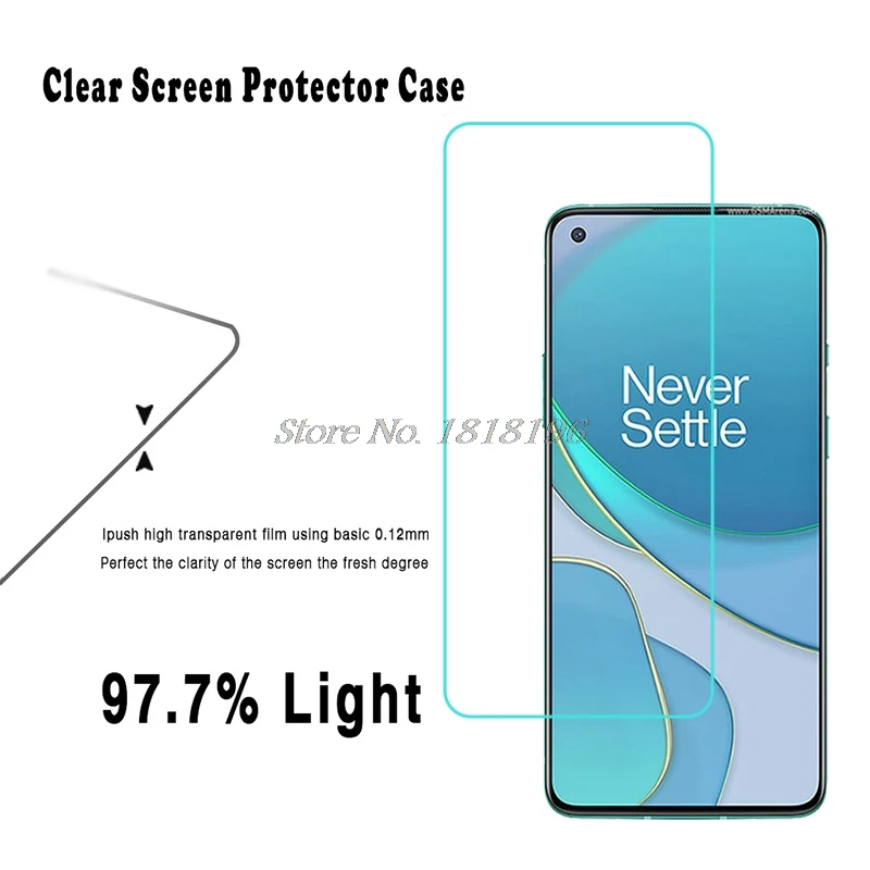 Закаленное стекло для OnePlus 8T защита экрана 9H 2.5D Telefone 1 + защитная пленка на
